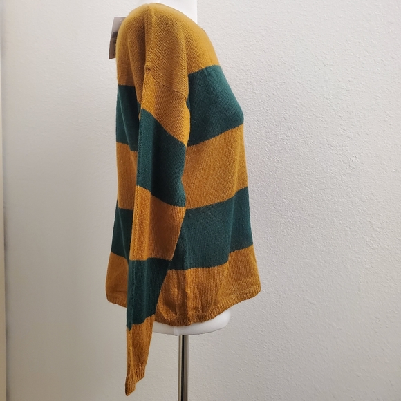 NWT Forever 21 Striped Crewneck Sweater SW11 - Picture 4 of 6